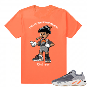 Magnet Yeezy 700 | Sneakerhead Pinocchio | Bright Orange Shirt