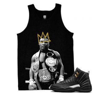 Match Air Jordan 12 The Master | Tyson X Basquiat| Tank Top Tee