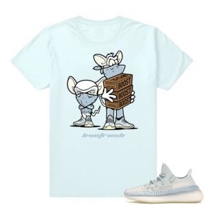 Yeezy Cloud White | Sneaker Heist | Light Blue Shirt