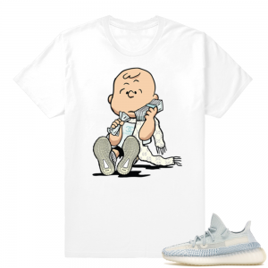 Yeezy Cloud White | Designer Charlie | White Shirt