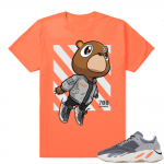 Magnet Yeezy 700 | Bear Boost 700 | Bright Orange Shirt