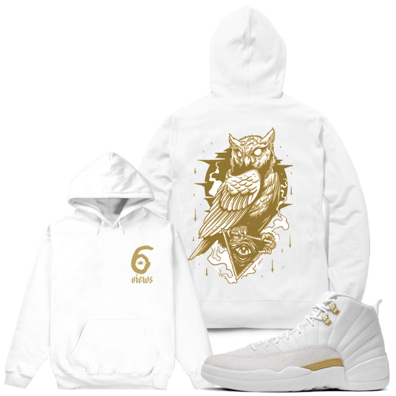 Match OVO 12 Jordan Retro | Views | White Hoodie