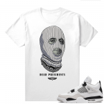 Military Black 4s - Tees White Dead Presidents