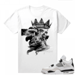 Military Black 4s - Tees White Marcello Gior Greek Skull