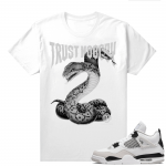 Military Black 4s - Tees White Marcello Gior Trust Nobody