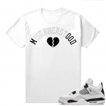 Military Black 4s - Tees White Misunderstood Mood