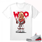 Ric Flair Drip shirt  New Jordan 3 Katrina Shirt  White tee