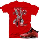 Bulls over Broadway 10s matching sneaker tees shirts |Stark X Sneaker Tee RED | Streetwear Online