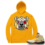 OFF White Jordan 5 Sail Sneaker Hoodies - Gold - Misunderstood Grizzly