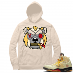 OFF White Jordan 5 Sail Sneaker Hoodies - Sail - Misunderstood Grizzly