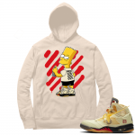 OFF White Jordan 5 Sail Sneaker Hoodies - Sail - OFF-Bart