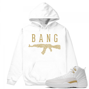 Match OVO 12 Jordan Retro | AK Roses | White Hoodie