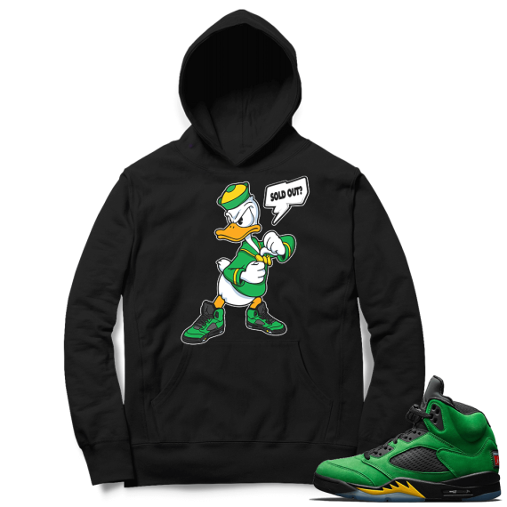 Oregon 5s sneaker Hoodie - Black - Sold Out