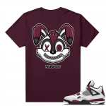 PSG 4s -  Tees - Misunderstood Rabbit - Maroon