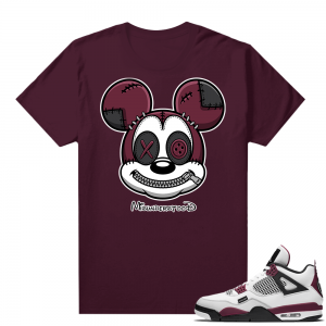 PSG 4s -  Tees - Misunderstood x Mickey - Maroon