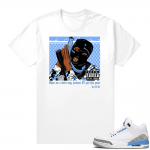 RMR Rascal shirt White - UNC 3s