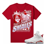 Red Oreo 6s Shirts - Red Biggie Smalls