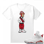 Red Oreo 6s Shirts - White Bored Sneaker Ape