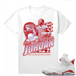 Red Oreo 6s Shirts - White MJ Illusions