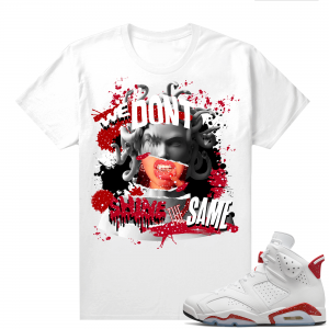 Red Oreo 6s Shirts - White Medusa