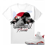 Red Oreo 6s Shirts - White Nipsey Paradise