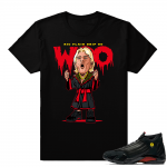 Ric Flair Drip shirt Jordan 14 Last Shot  Black tee