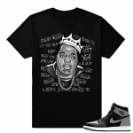 Shadow 1 match t shirts  Biggie Hypnotize  Black Tee