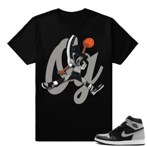 Shadow 1s Jordan Match T shirts  OG Sneakerhead 1s  Black Tee