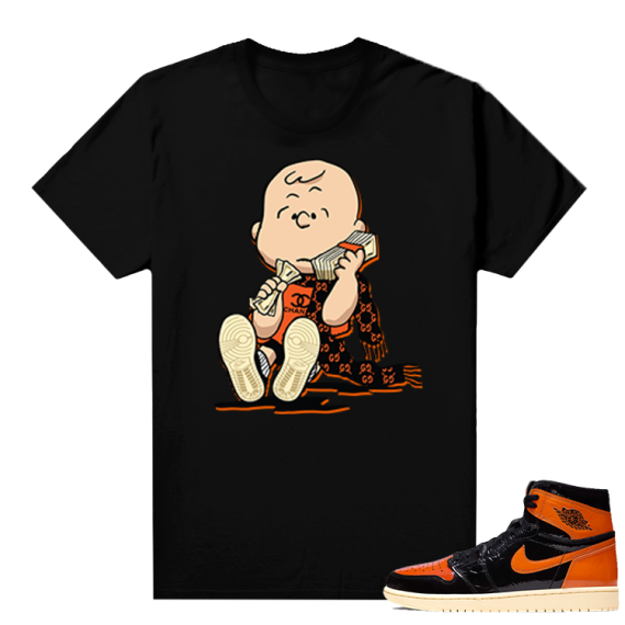 Shattered Backboard 1s 3.0 shirt black Designer Charlie