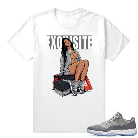 Shirt Cool Grey 11 outfit  Exquisite Taste  White tee