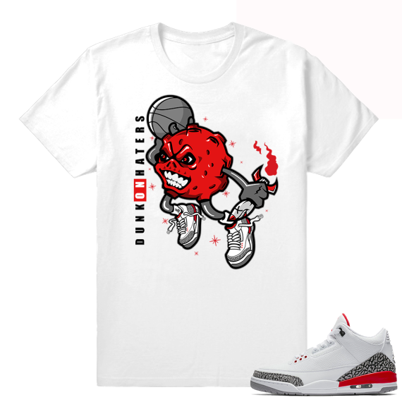 Shirts Katrina 3 Jordan Retro shoes  Dunk on Haters White tee