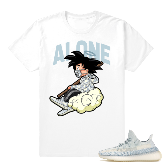 Yeezy Cloud White | Alone | White Shirt