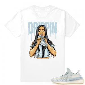 Yeezy Cloud White | Yeezy Drippin | White Shirt