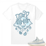 Yeezy Cloud White | Cloud Drip | White Shirt