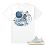 Yeezy Cloud White | 350 Boost Flight | White Shirt