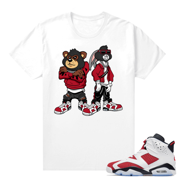 Sneaker Shirts Jordan 6 Carmine White Big Steppas