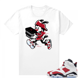 Sneaker Shirts Jordan 6 Carmine White Double Up