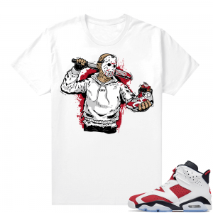 Sneaker Shirts Jordan 6 Carmine White Jason Cop