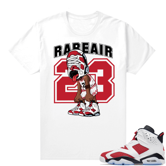 Sneaker Shirts Jordan 6 Carmine White Rare Sneakerhead