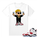 Sneaker Shirts Jordan 6 Carmine White Wallstreet Bets Diamond Hands