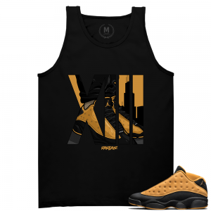 Match Air Jordan 13 Chutney | Rare Air 13 | Black Tank Tee