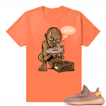 Yeezy 350 Clay | My Precious | Hyper Orange Shirt