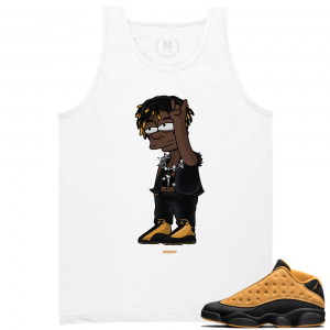 Match Air Jordan 13 Chutney | Lil Uzi Vert Rockstar | White Tank Tee