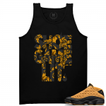 Match Air Jordan 13 Chutney | Shoe Game Lit Royal Floral | Black Tank Tee