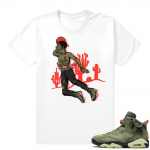 Travis Scott Jordan 6 | Air Cactus Jack Zombie | White shirt