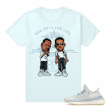 Yeezy Cloud White | Bad Boys For Life | Light Blue Shirt