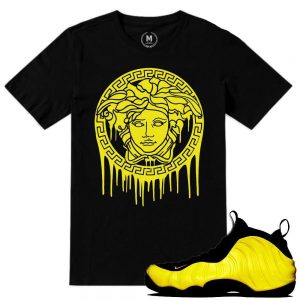 Wutang Foamposite shirts to match 'Medusa Drip' sneaker tees shirt Black