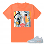 Inertia Yeezy 700 | Abstract Art | Hyper Orange Shirt