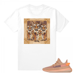 Yeezy 350 Clay | Squad | White shirt