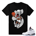 Sneakerhead - Jordan 5 Cement T shirt - Black